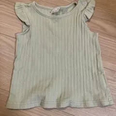 petit main タンクトップ 80 ライトグリーン