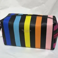 未使用 Victoria's Secret ストライプ ポーチ