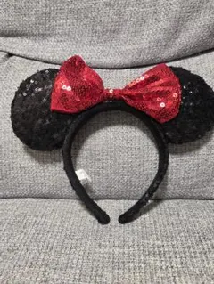 ミニーマウス スパンコールカチューシャ