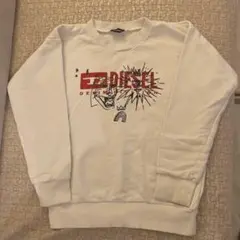 DIESEL グラフィックトレーナー ホワイト