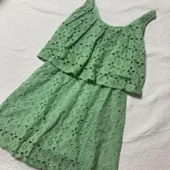 smork コットン刺繍ワンピース　美品のサムネイル