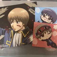 銀魂 キャラクターイラストカード シール3枚セット