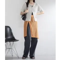 カスタネ　レースラップスカート　新品未使用品