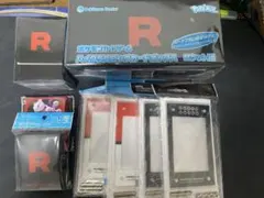 新品未開封　ポケモンカード　サプライ　R団シリーズ+ディスプレイフレーム