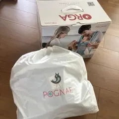 POGNAE ヒップシートキャリア ブルー 鳥柄