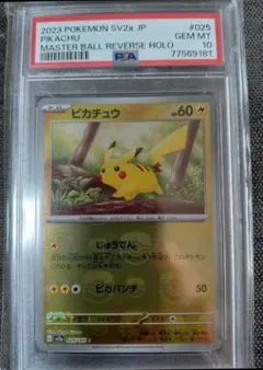 2026年最新】マスターボール ピカチュウ psa10の人気アイテム - メルカリ