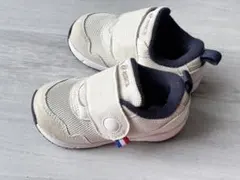 ASICS ベビーシューズ ホワイト/ネイビー 14cm