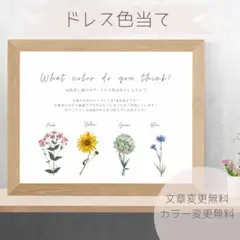 【I】ドレス当てクイズ　ドレス色当てクイズ