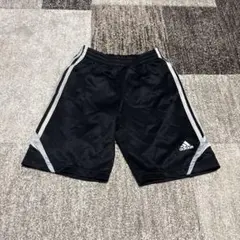 adidas サッカーショーツ 黒 トレーニングパンツ