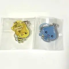 しずくちゃん　アクリルめじるしチャーム　2個セット　ガチャ