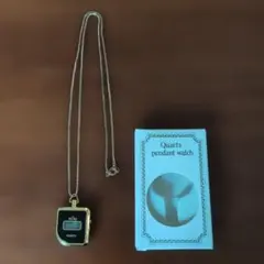 RÉNO クォーツ ペンダントウォッチ ネックレス