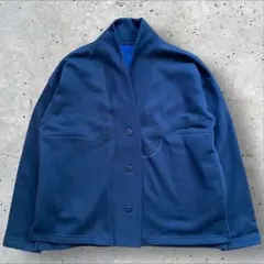 ショールカラー カーディガン アウトドア ナチュラル ネイビー