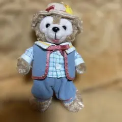 【新品未使用】ディズニー　ダッフィー　ぬいぐるみバッジ　2010年　イースター