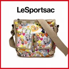 レスポートサックxトキドキ　コラボ　ショルダーバッグ　チャックレインボー
