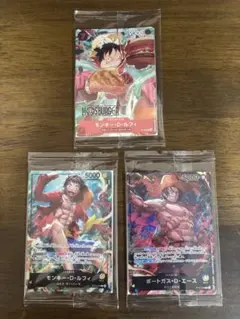 ワンピース カードゲーム コラボ　3枚