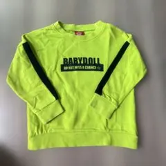 BABYDOLL トレーナー 100cm ネオングリーンのサムネイル