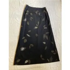 ヴィンテージ 黒ロングスカート