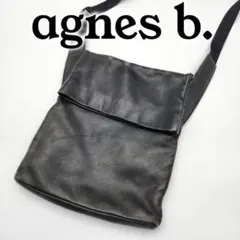 agnes b. アニエスベー ショルダー レザー トカゲ レザール メンズ