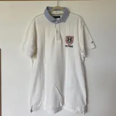 TOMMY HILFIGER ポロシャツ ホワイト ワッペンのサムネイル