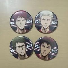 黒子のバスケキャラクター缶バッジ 4個セット