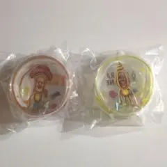 こびとづかん　クリアポーチ　ベニキノコビト　タカラコガネ