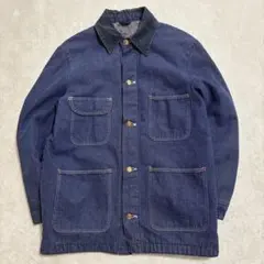【70s】Wrangler USA製 カバーオール 36 ブランケット 濃紺