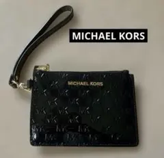極美品MICHAEL KORS カードケースコインケース　レザー　エナメル