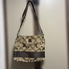 Coach ショルダーバッグ ベージュ/ブラウン