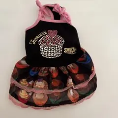 ペットパラダイス　Fiorucci 犬用ワンピース カップケーキ柄 スタッズのサムネイル