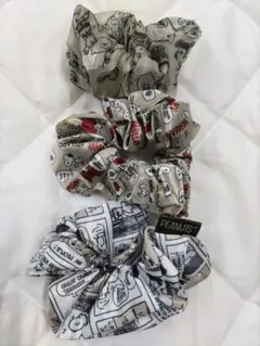 スヌーピー　シュシュ　３個セット　未使用