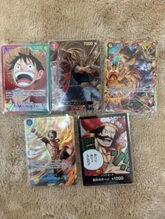 ワンピースカード ルフィ リーダーパラレル ベンベックマンSR おまけ