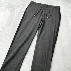 ZARA ザラ　ピンストライプイージーパンツ　異素材　カジュアルパンツ