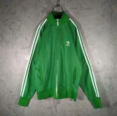 【希少デサント製】90s adidas アディダス トラックジャケット 緑