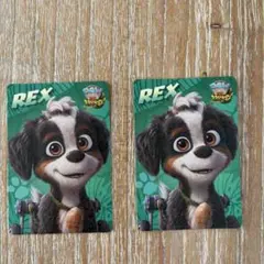 パウ・パトロール ザ・マイティ・ムービー レックス カード 2枚