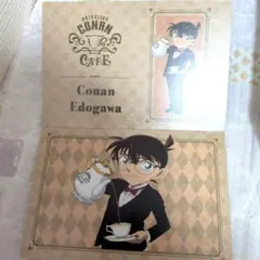コナンカフェ特典 招待状カード 江戸川コナン