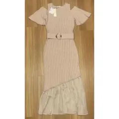 新品　RESEXXY リゼクシー　2wayラッフルマーメイドワンピース ロング