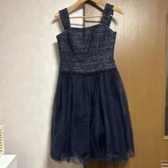 Aimer パーティードレス ネイビー 9号