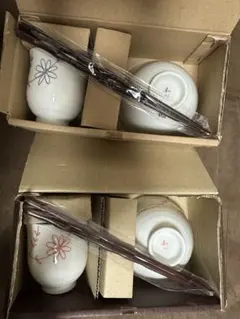 ペア飯碗 箸セット 和心 陶器製のサムネイル