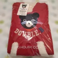 DOUBLE.B フード付きトレーナー レッド 【80cm】