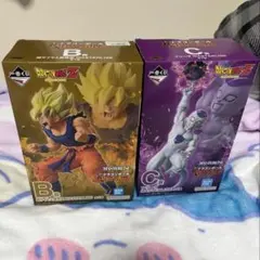 ドラゴンボール 一番くじフィギュア b賞孫悟空 c賞フリーザ 2体セット
