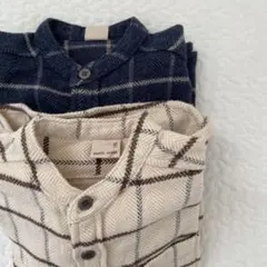 プティマイン　チェックシャツ　90㎝