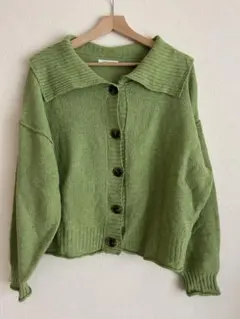 ehka sopo ボタン付き ニットセーター カーディガン