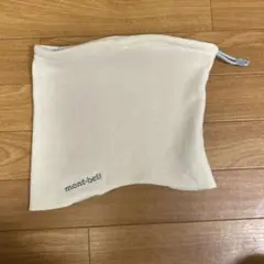 mont-bell フリース ネックウォーマー ホワイト