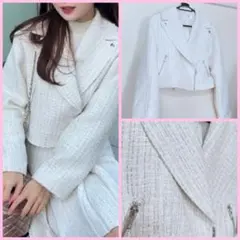 新品タグ付❥riendaツイードジャケット♡スナイデル マーキュリーデュオ ザラ