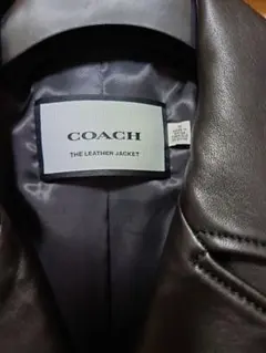 COACH レザージャケット ライダース ブラック サイズMのサムネイル