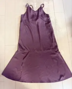 GU＊リボン付キャミワンピース　ブラウン