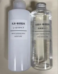 敏感肌用スキンケア 化粧水 乳液 無印良品のサムネイル