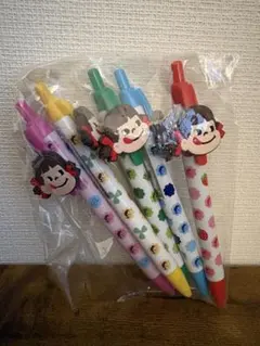 ペコちゃん ボールペン 5本セット