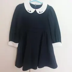 KUMIKYOKU ネイビー ワンピース 100