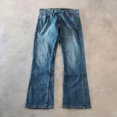 リーバイス527 Levis W36 フレアブーツ 青 古着 ボトム 23894